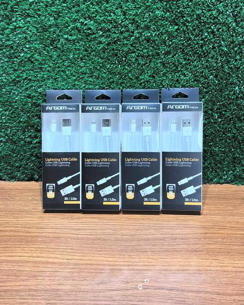 Cabo Lightning USB-A Argom Tech 1m para iPhone