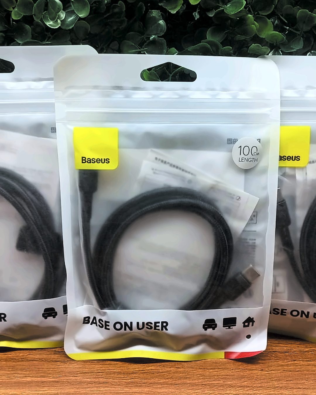Cabo USB-C para USB-C Baseus 1m Trançado — foto 5