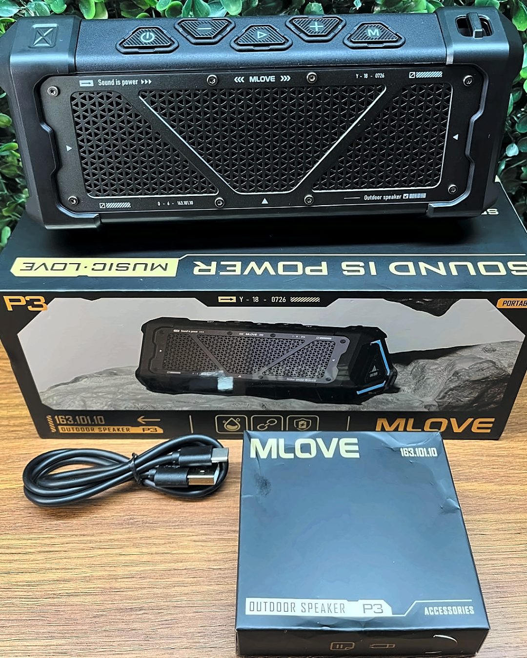 Caixa de Som Bluetooth Mlove P3 — foto 2