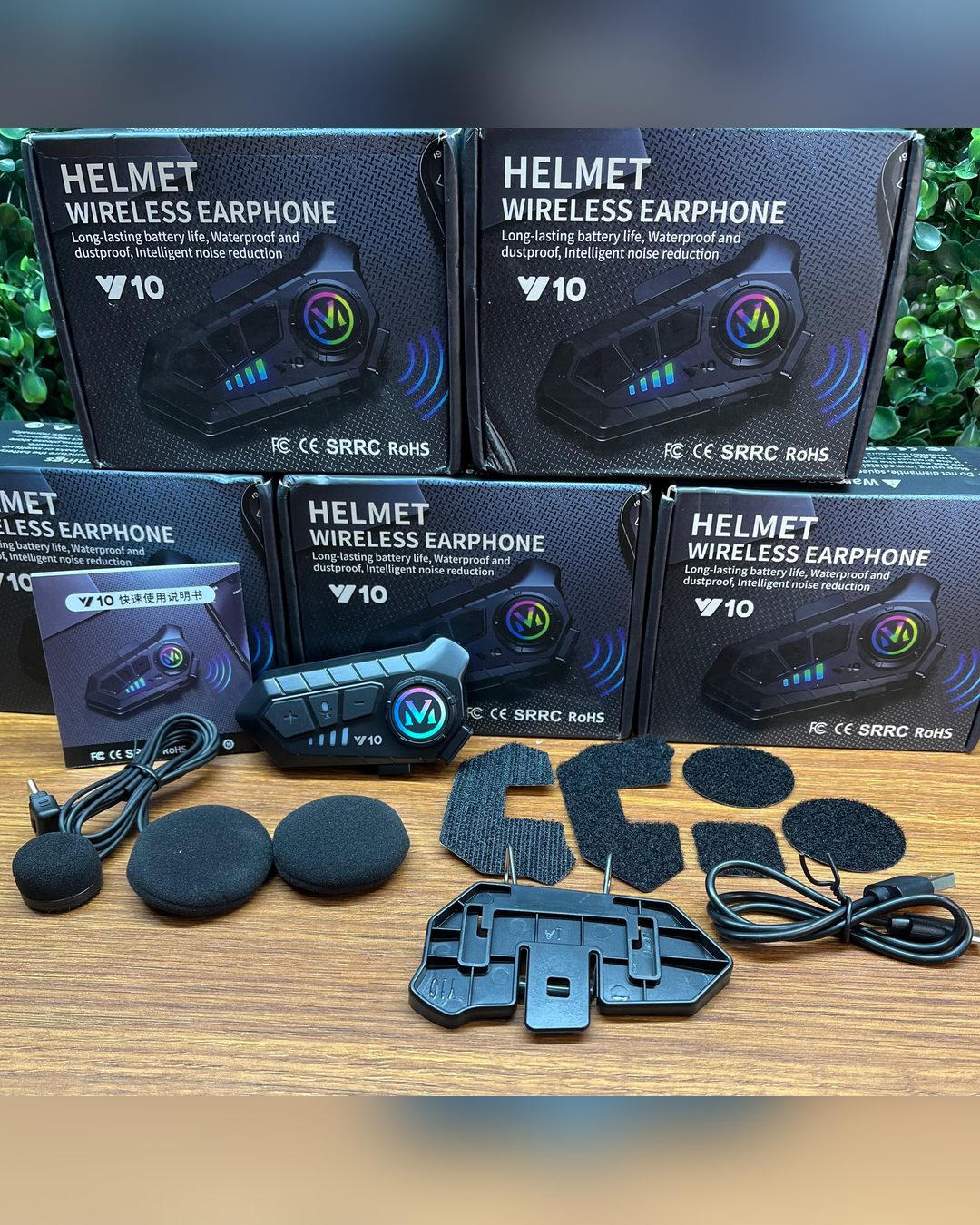 Fone Bluetooth para Capacete Y10 — foto 1