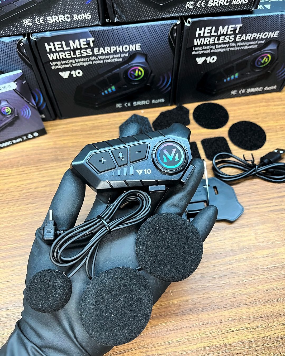Fone Bluetooth para Capacete Y10 — foto 4