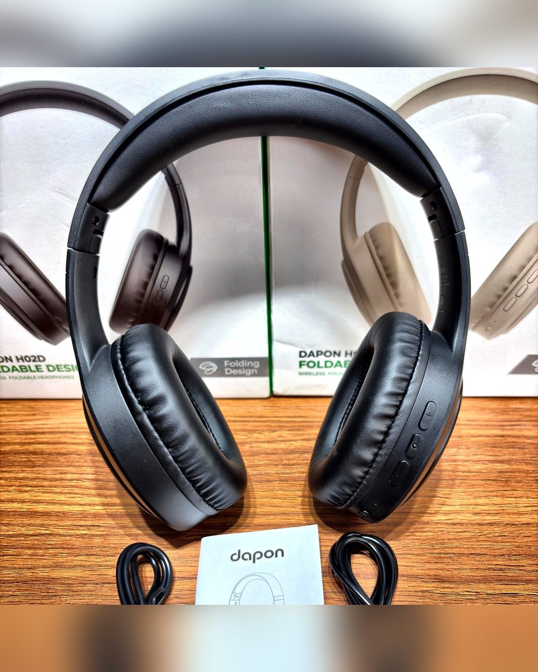 Headphone Bluetooth Dapon H02D Dobrável — foto 2
