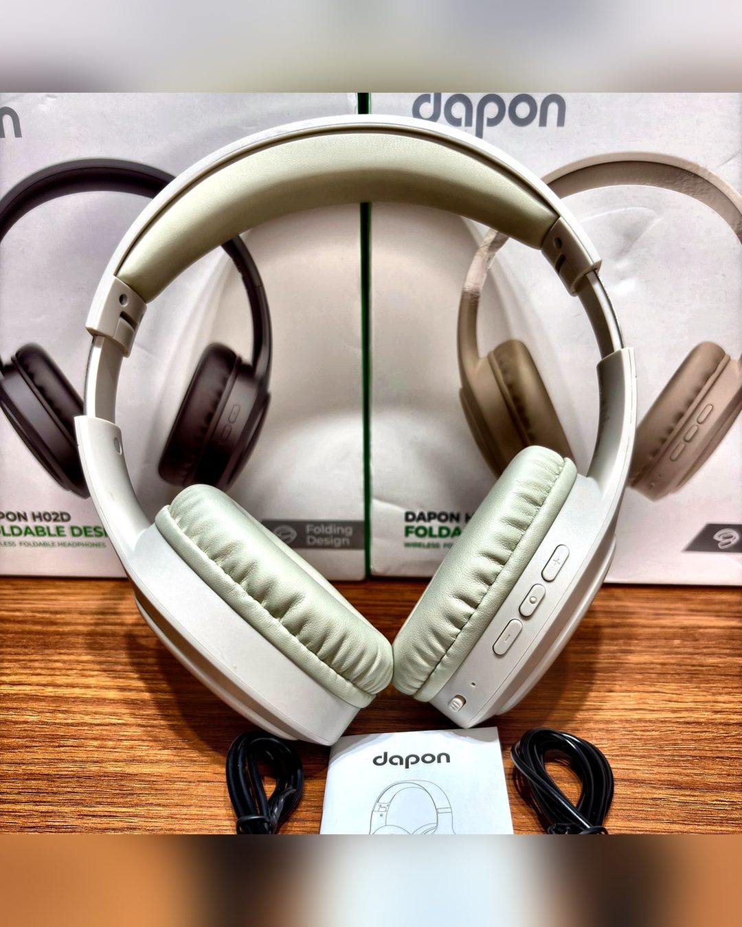 Headphone Bluetooth Dapon H02D Dobrável — foto 3